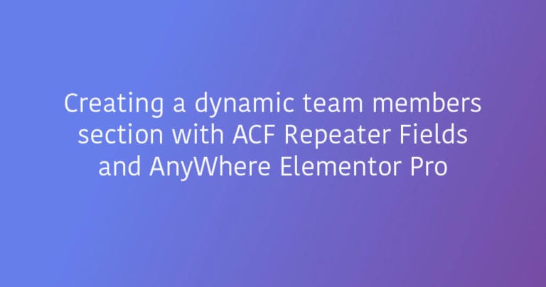 acf repeaters