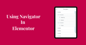 Elementor Navigator