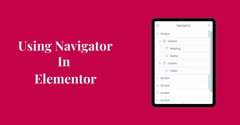 Elementor Navigator