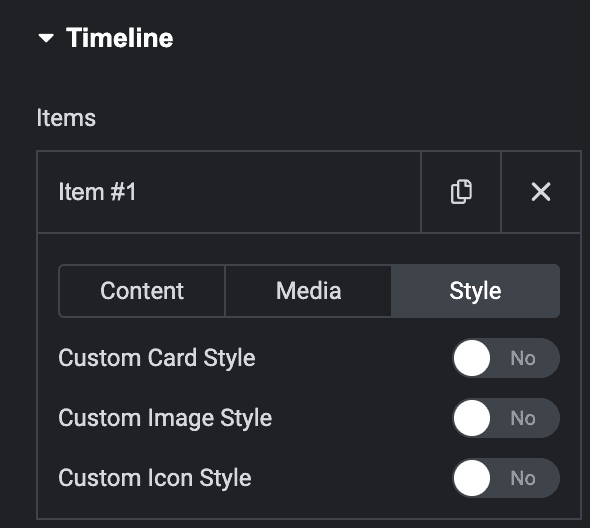 Timeline: Custom Timeline Style Settings