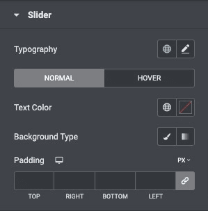 Content Ticker: Slider Style Settings