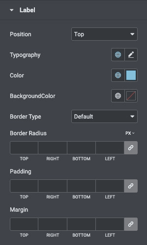 After/Before Image: Label Style Settings