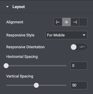 Timeline: Layout Style Settings