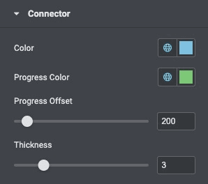 Timeline: Connector Style Settings