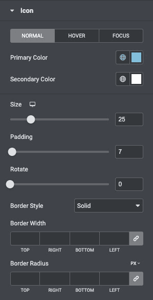 Timeline: Icon Style Settings