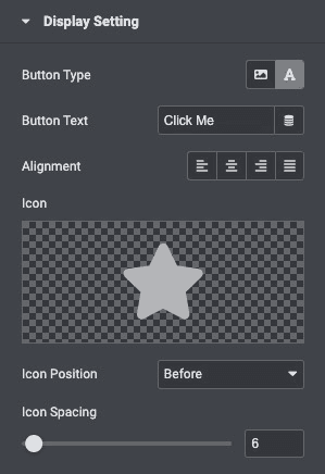 Dual Button: Display Settings