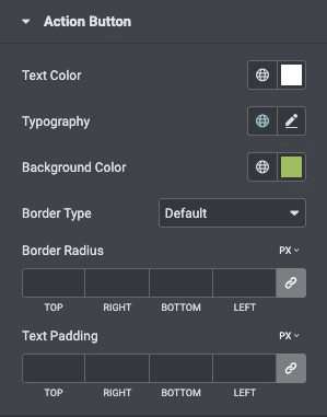 Flip Box: Action Button Settings