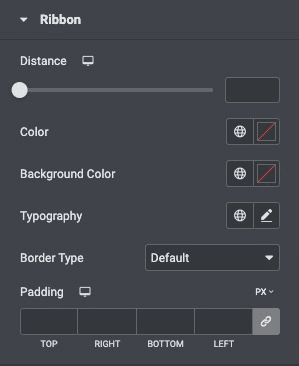 Comparison Table: Ribbon Style Settings
