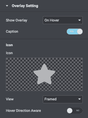 Filterable Gallery: Overlay Settings