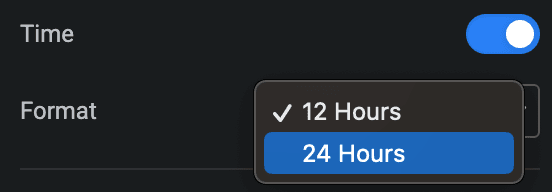 Business Hours: Indicator Time Settings