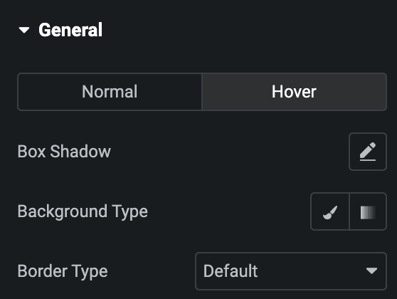 Team Member: General Style Settings(Hover)