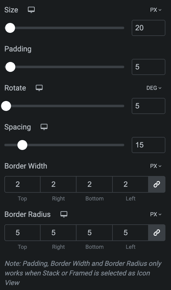 FAQ: Icon Style Settings