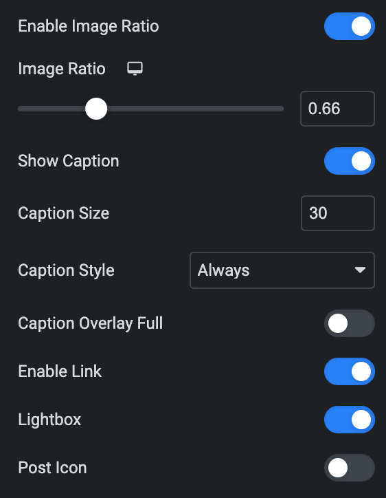 Instagram Feed: Layout Settings