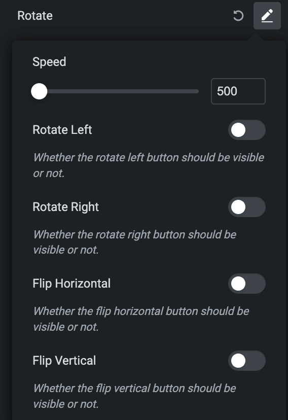 Instagram Feed: LightBox Rotate Settings