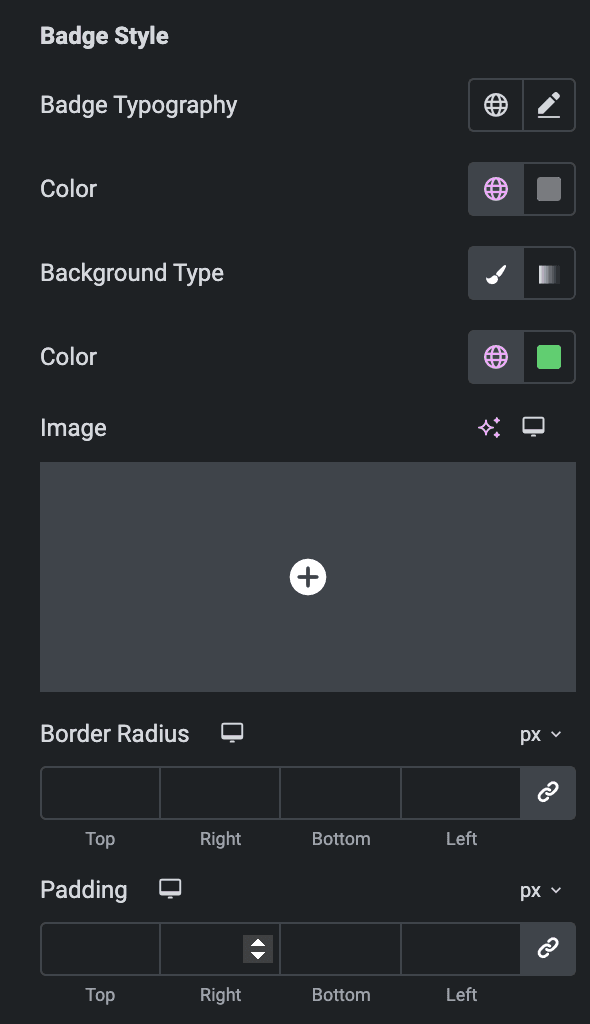 Advanced Price Table: Badge Style Settings