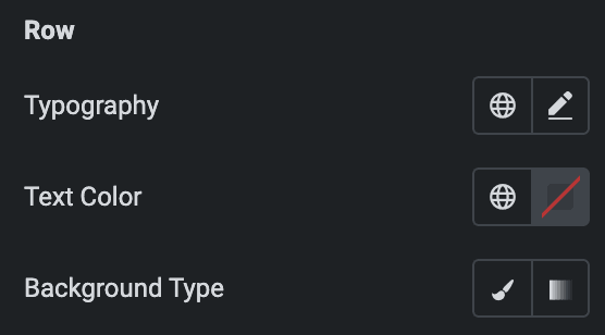 Business Hours: Row Style Settings