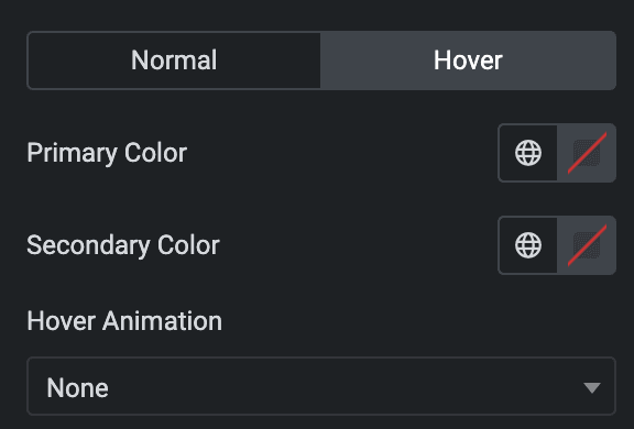 Advanced Price Table: Icon Style Settings(Hover)