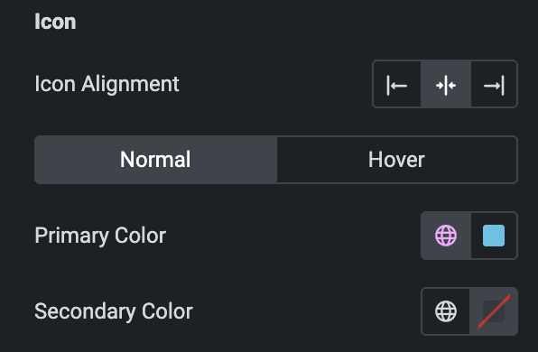 Advanced Price Table: Icon Style Settings(Normal)