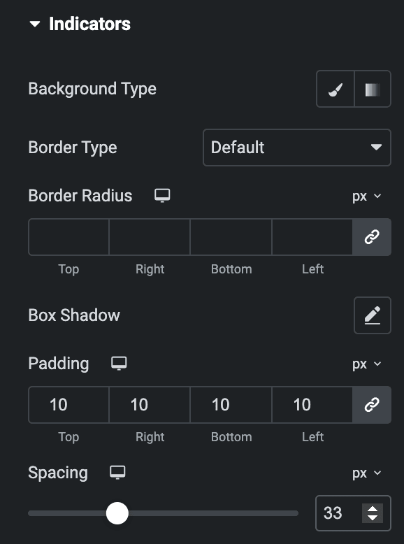 Business Hours: Indicators Style Settings