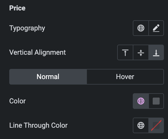 Advanced Price Table: Price Style Settings