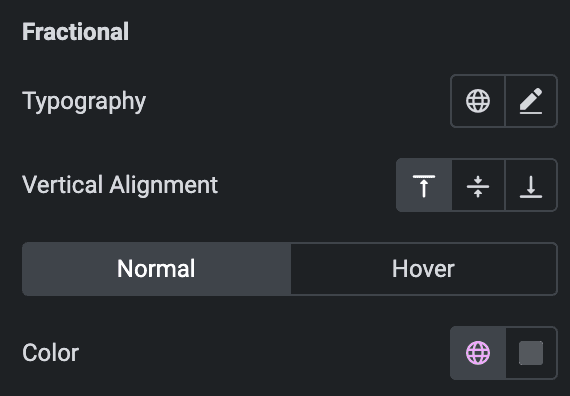 Advanced Price Table: Fractional Price Style Settings