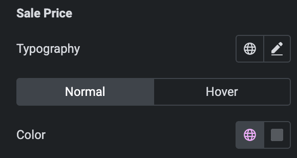 Advanced Price Table: Sale Price Style Settings