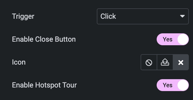 Image Hotspot: General Settings