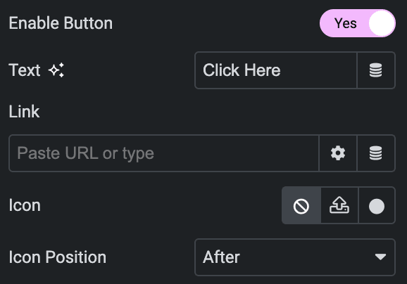 Image Hotspot: Button Settings