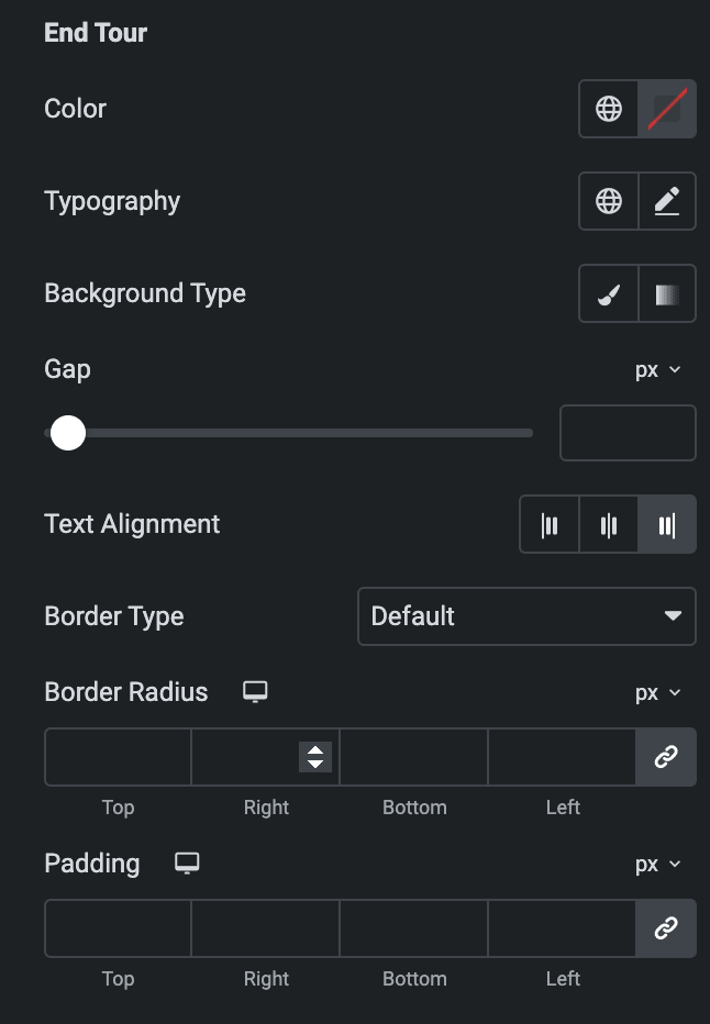 Image Hotspot: Hotspot Tour Style Settings(End Tour)