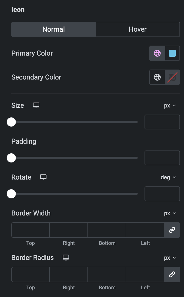 Image Hotspot: Icon Style Settings