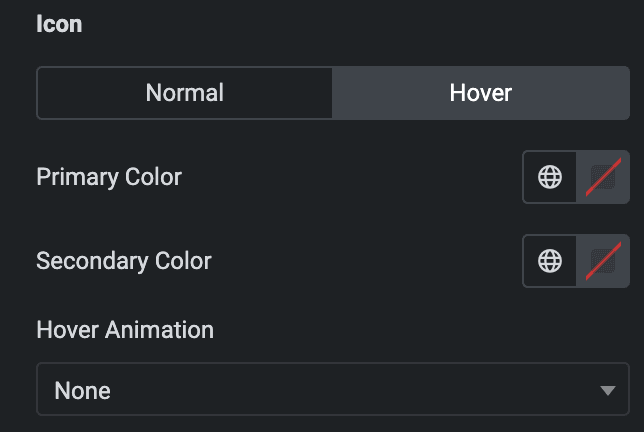 Devices: Icon Style Settings(Hover)