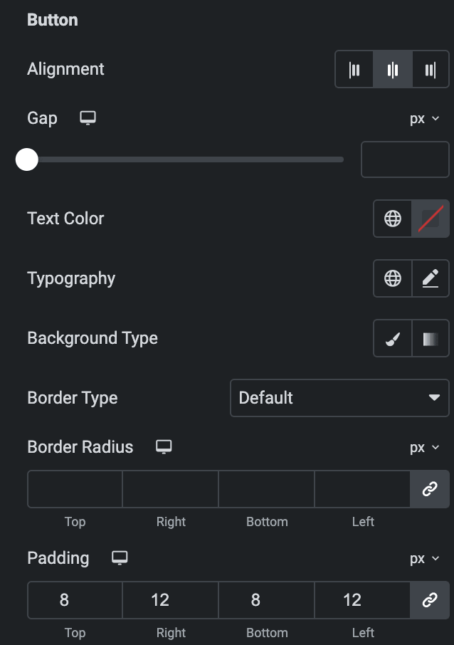 Image Hotspot: Button Style Settings