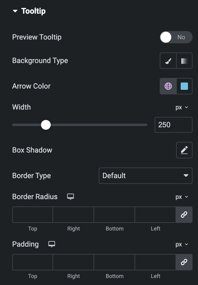 Image Hotspot: Tooltip Style Settings