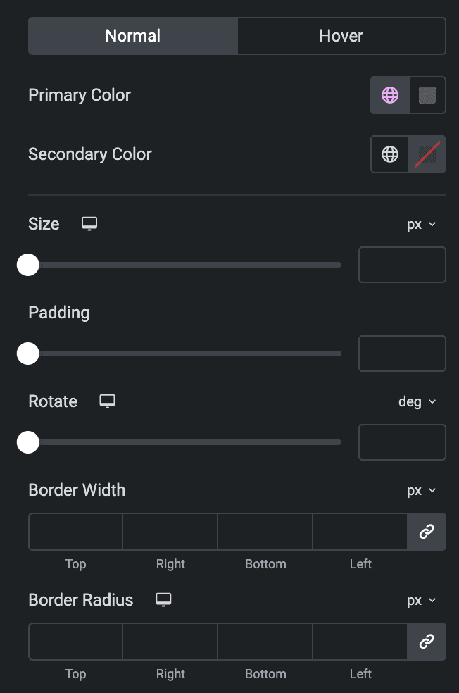 Image Hotspot: Tooltip Icon Style Settings