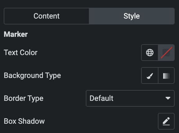 Image Hotspot: Marker Style Settings