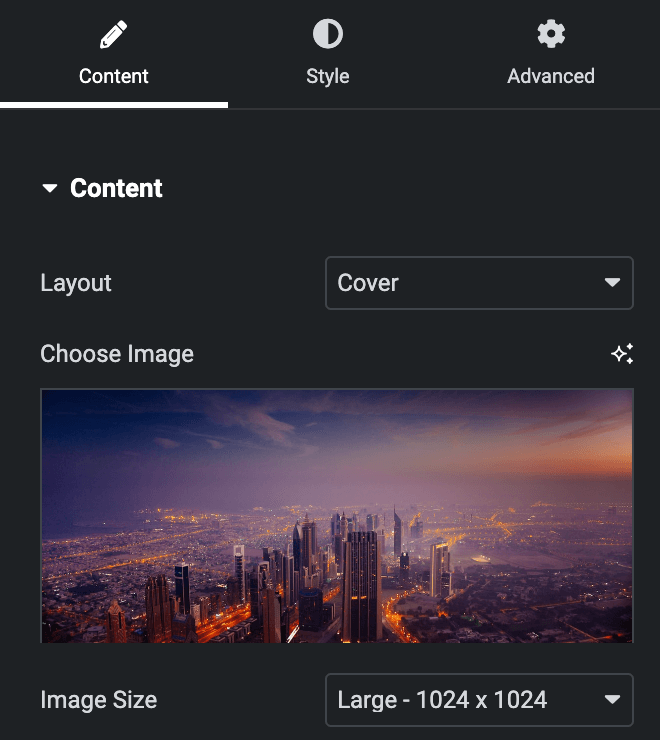 Call To Action: Layout Settings