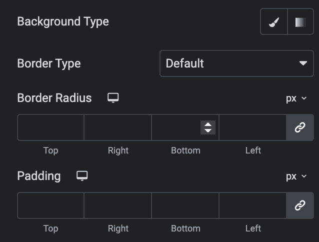 Table Of Content: Header Style Settings