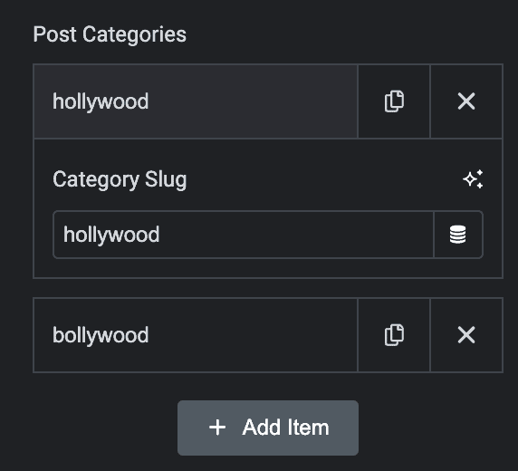 Elementor Form: Post Categories Settings