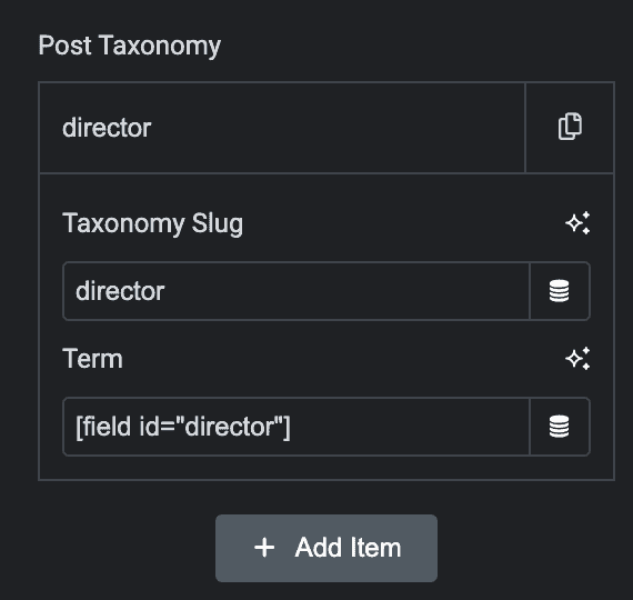 Elementor Form: Post Taxonomy Settings