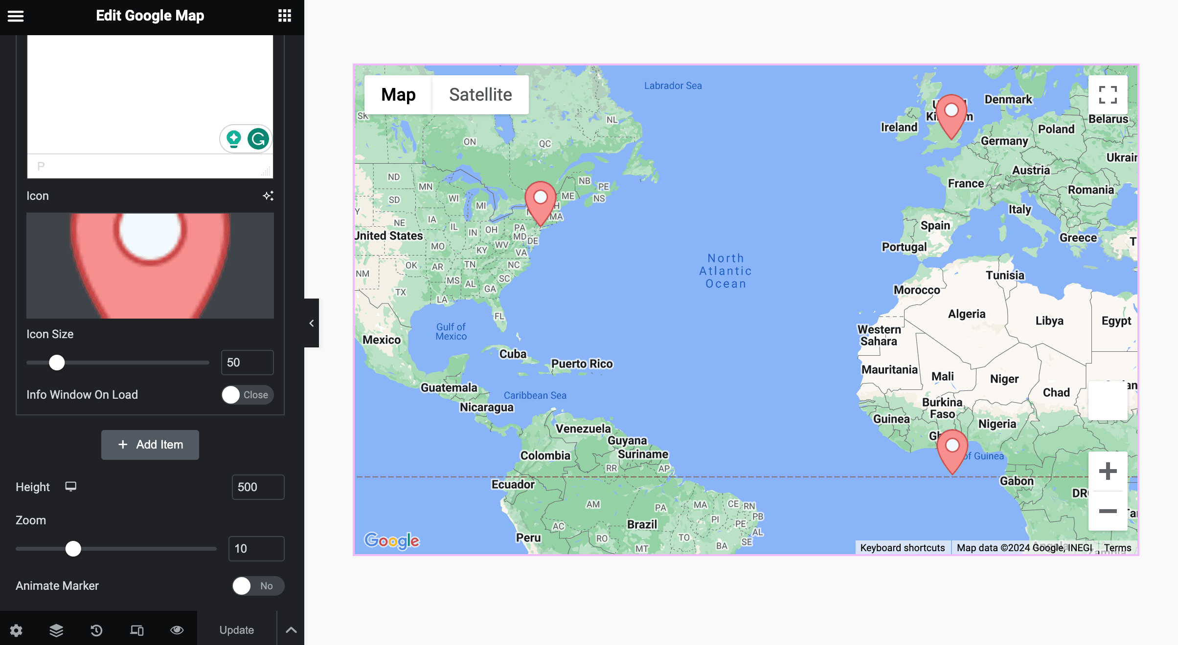 Customizing Google Map