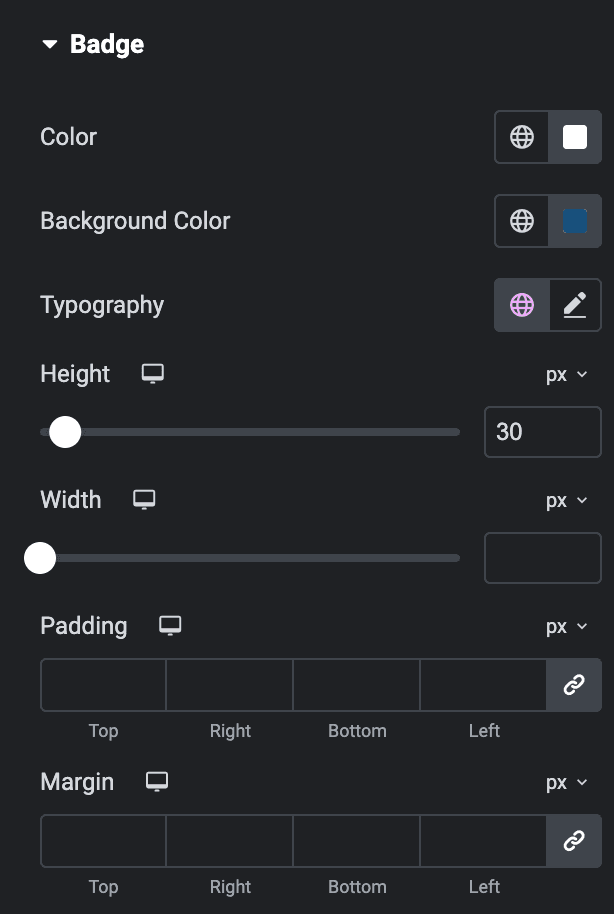 Woo Products: Badge Style Settings