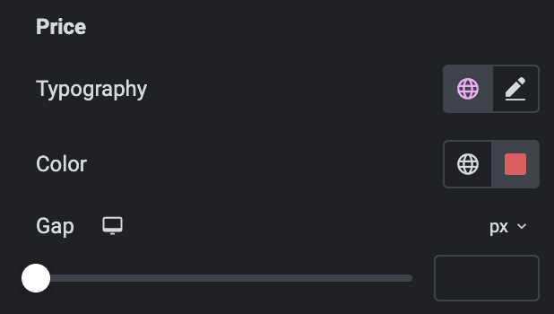 Woo Products: Price Style Settings