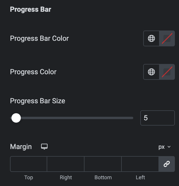 Woo Products: Pagination Style Settings(Progress Bar)