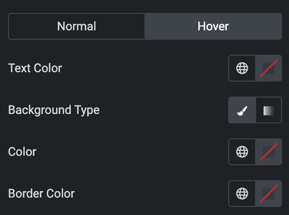 Coupon Code: Trigger Button Style Settings(Hover)