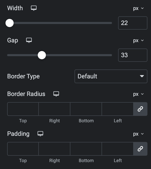 Coupon Code: Trigger Button Style Settings