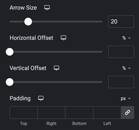 Testimonial Slider: Slider Prev/Next Navigation Style Settings